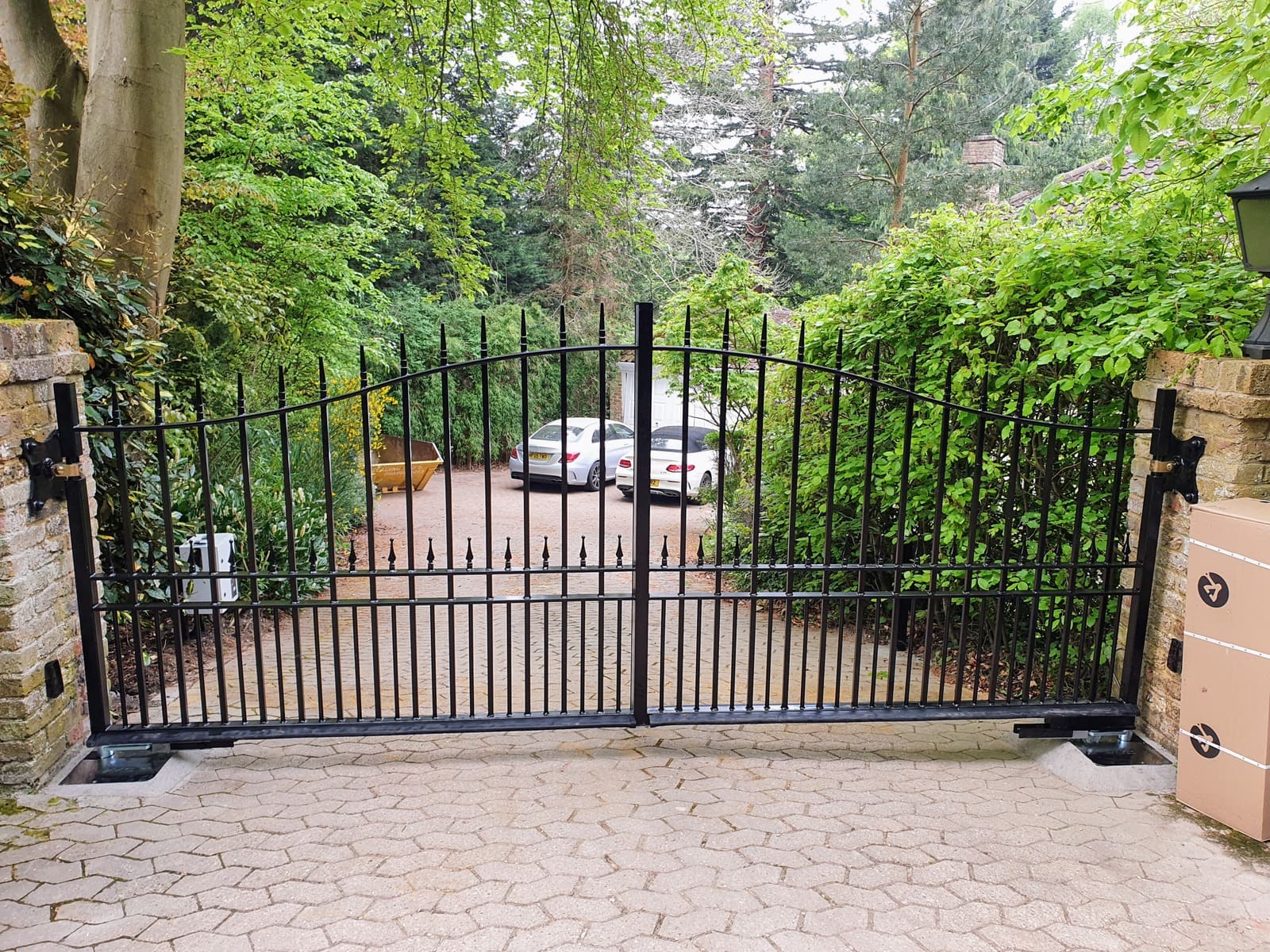 Driveway Gate Installation in Cricklewood electric gate project near Wimbledon